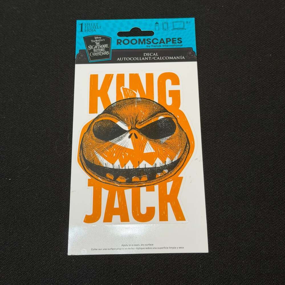 Trends Intl. The Nightmare Before Christmas Roomscapes King Jack Decal Sticker